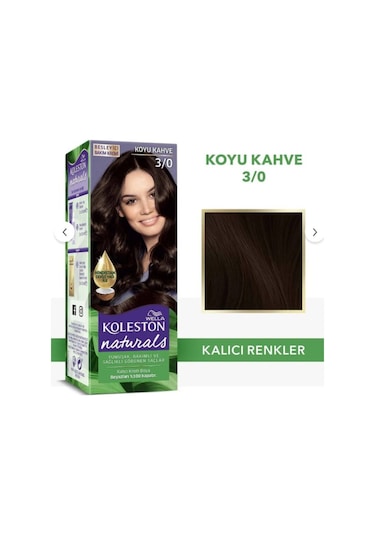 Koleston Naturals 3/0 Koyu Kahve Saç Boyası