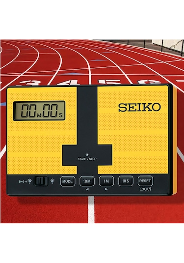 Seiko Qhl098y Masa Saati Sarı