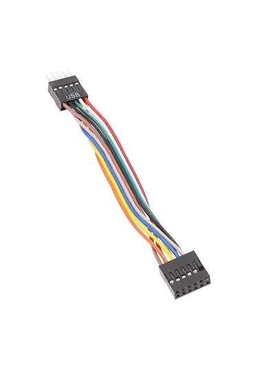 Anakarttan Sıradan Şasiye Adaptör Kablosu, Usb 9-pin Revolution 11-pin Dişi Dönüşüm Kablosu