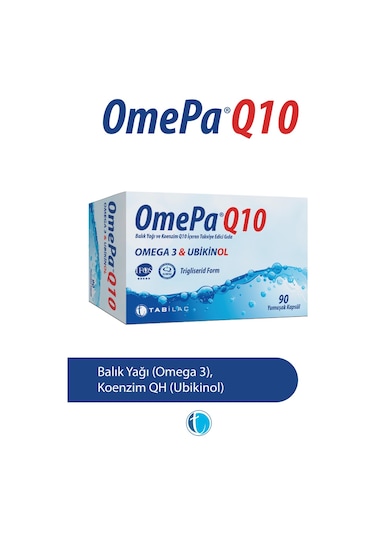 Omepa Q10 Omega3 Ubiquinol 90 Kapsül .
