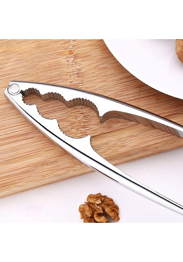 Nut Clip Supplies Walnut Manual Clip Food Creative Clip Walnut Kitchen 3-hole Kitchen 1 Adet, Gümüş