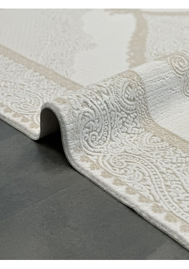 Woolen Halı Palace Modern Akrilik Halı 4852 Bej Renkli