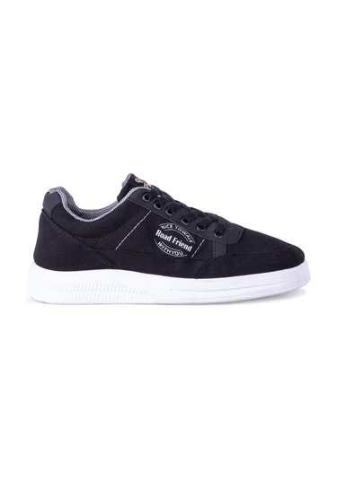 Ghattix Erkek Keten Sneaker Yazlık Mevsimlik Ayakkabı Siyah Siyah Siyah Siyah