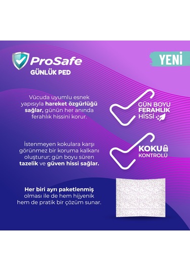 Prosafe Günlük Ped Extra Uzun 20'li