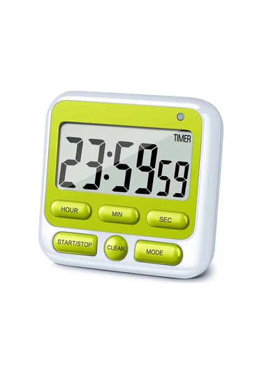 Skycity Elektronik Zamanlayıcı: Sessiz Ve Zil Modu, Geri Sayım/saat/alarm Fonksiyonları, Manyetik Arka Yüzey İle Mutfak Ve Ofis Kullanıma Uygun Siyah