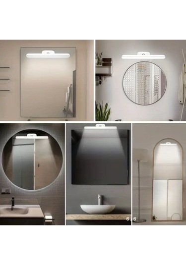 Buffer Dokunmatik Usb İle Şarj Olabilen 27 Cm Led Aydınlatma Makyaj Aynası Işığı