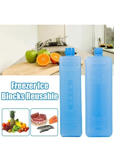 1/2/3 Adet Yeniden Kullanılabilir Klima Fanı Buz Kristali Kutusu Soğutmalı Nakliye Soğutma Kutusu 19x6x4cm-2pcs