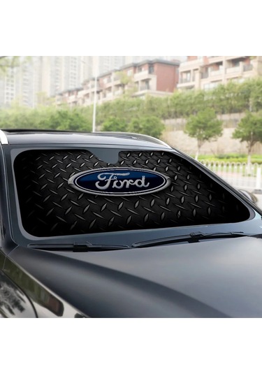 Goldenqian F-ford Mustang Otomatik Cam Güneş Gölge Kişiselleştirilmiş Resim Bloğu Uv Işınları Güneşlik Koruyucu Araba Güneşliği Z6