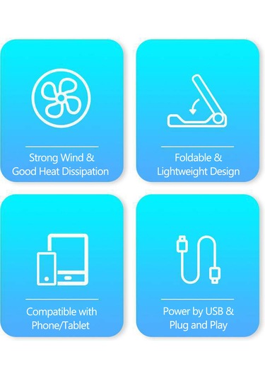 Springsun Bilgisayar Standı Katlanabilir Cep Telefonu Tablet Soğutma Standı Çok Vitesli Ayarlanabilir Telefon Standı S