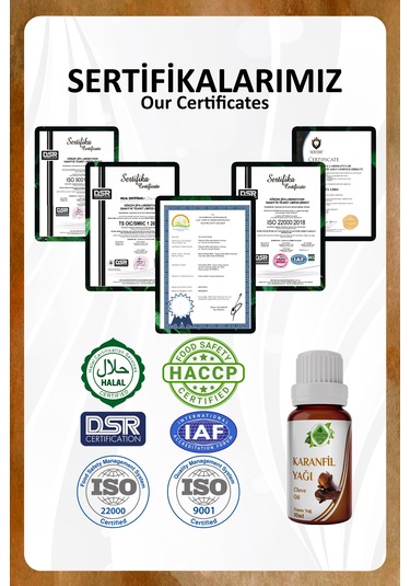 Karanfil Yağı Clove Essential Oil 10 Ml.