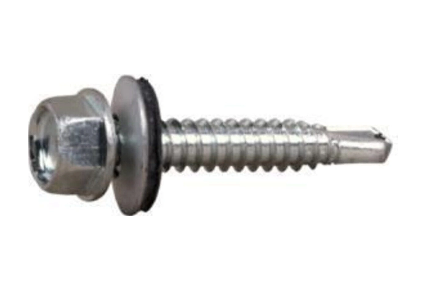 100 Adet 5,5x25 Mm Çatı Vidası Matkap Uçlu Trapez Sac Vidası Akıllı Vida -