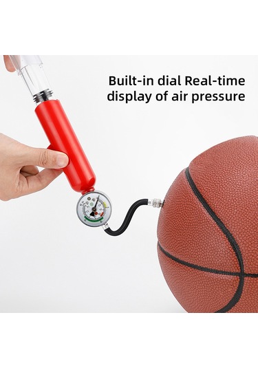 Monyee Mavi Mini Abs Hava Pompa, 1.4bar Hızlı Şişirici, Spor Topları İçin Taşınabilir Plastik Pompa