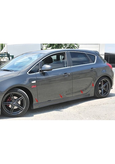 Opel Astra J HB Sport Marşpiyel Seti Mat Siyah Plastik 2009 -2014