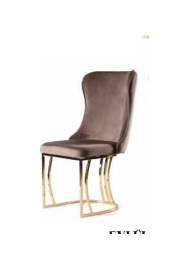 Bera Luna Ayak Eylül Sandalye Kahve