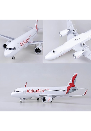 1/80 Ölçekli Airbus A320 Air Arabia 47 Cm Model Uçak