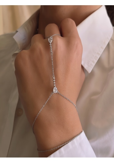 Damla Model Gümüş Renkli Şahmeran