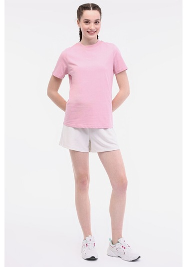 Lumberjack Robi Kadın Pembe Yuvarlak Yaka Tişört 101941229 Pembe