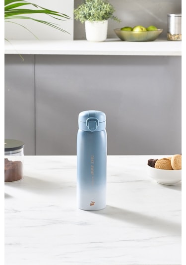 Karaca Skyfall Çelik Sızdırmaz Termos Mavi 500 ml