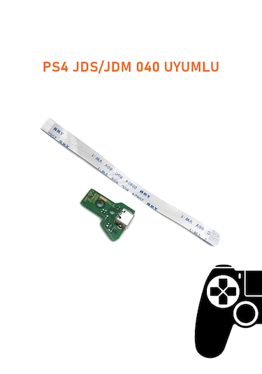Ps4 V2 Kollar İle Uyumlu Jds Jdm 040 Usb Port Soket & 12 Pın Flex
