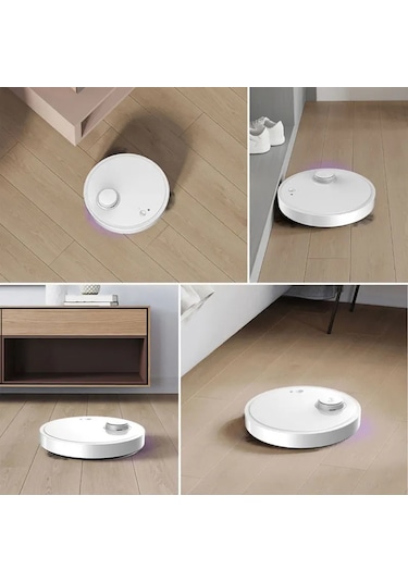 Yenı 3'ü 1 Arada Islak Ve Kuru Ultra-ince Temizleme Makinesi Otomatik Robotlu White Beyaz