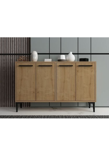 Revo Konsol Tv Sehpası Tv Ünitesi Modern Tasarım-meşe