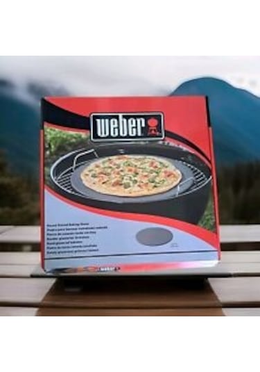Weber Sırlı Pizza Taşı Büyük 36 Cm