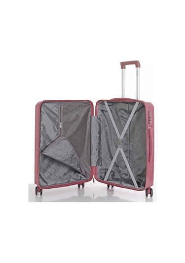 Mçs Polipropilen Valiz V366 65 Cm S20sy100004165 00418 Koyu Pudra