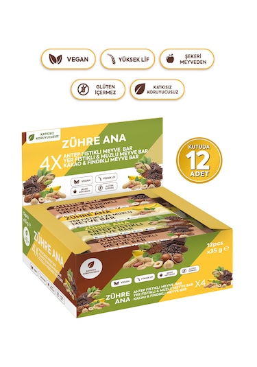 Meyve Bar Deneme Paketi 35 Gr X 12 Adet 3 Çeşit
