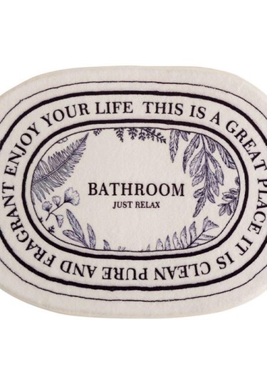 Suntek Zemin Halısı Yumuşak İç Mekan Dekoru Mutfak Kapı Banyo Oval