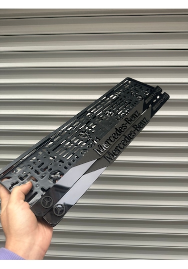 Vipplaka Mercedes Uyumlu Ortası Mat Plakalık