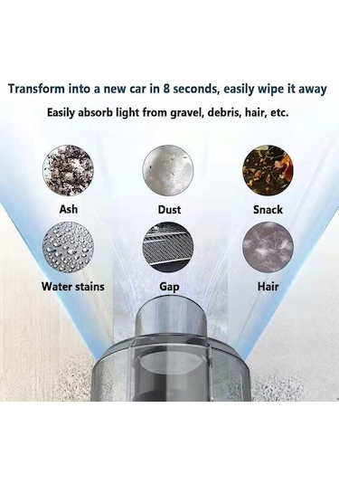 Jms Taşınabilir Mini Islak Ve Kuru Kablosuz Elektrikli Süpürge