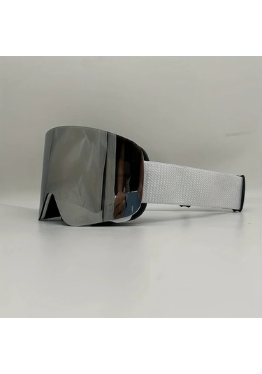 Willowhaven 2024 Siyah Popüler Kayak Gözlüğü Çift Katman Lens Anti Fog Rüzgar Korumalı Unisex