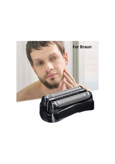 Braun 3 Serisi Erkekler İçin Siyah Değiştirilebilir Tıraş Makinesi Kafası Folyoları Ve Kesiciler