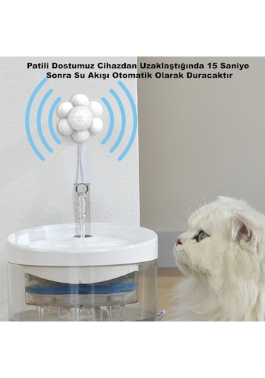 Dailytech Kızıl Ötesi Hareket Sensörü Kedi Su Pınarı İçin