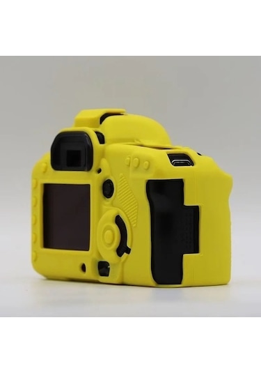 Pazly Canon Eos 5d2 / 5d Mark Iı Silikon Kılıf, Dslr Fotoğraf Makinesi Korumalı Çanta - Sarı