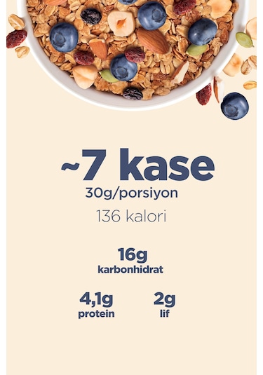 Fellas Granola - Yaban Mersini & Kuruyemiş 200 G
