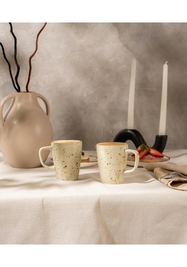 Magistro Çay Kupası 2 Adet 320 Ml Mediterana Porselen 214677232 Kahverengi