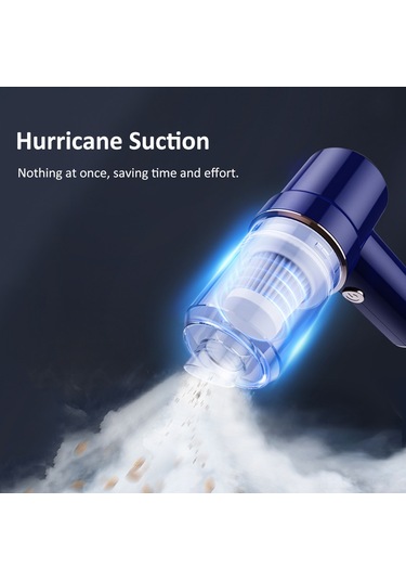 Xindoker Yüksek Hızda Motorlu, 4000pa Emiş Gücüne Sahip 3 Ü 1 Arada Mini B Tipi Araç Süpürgesi, Led Işıklı Ve Çok Fonksiyonlu