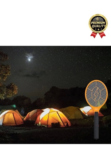 Premium Uv Işıklı Şarjlı Elektrikli Sinek Sivrisinek Böcek Ve Haşere Kovucu Öldürücü Avlama Raketi