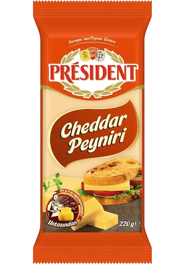 President Cheddar Peyniri 220 G