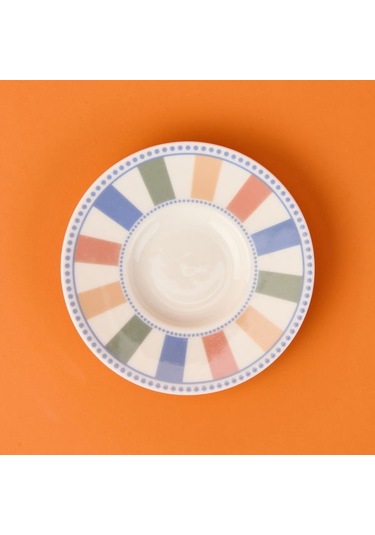 Evidea Kitchen Colourful Çay Tabağı - Renkli - 13 Cm Renkli Çok Renkli