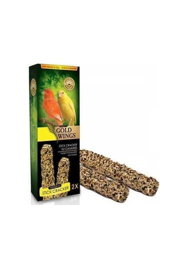 Gold Wings Premium Kanaryalar için Ballı Kraker 2'li