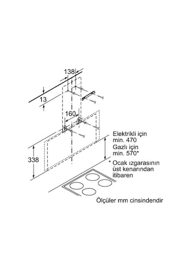 Siemens LC95KA670T Duvar Tipi 90 CM Davlumbaz