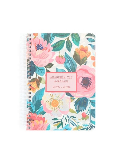 Deffter Floral 2025-2026 Akademik Ajanda