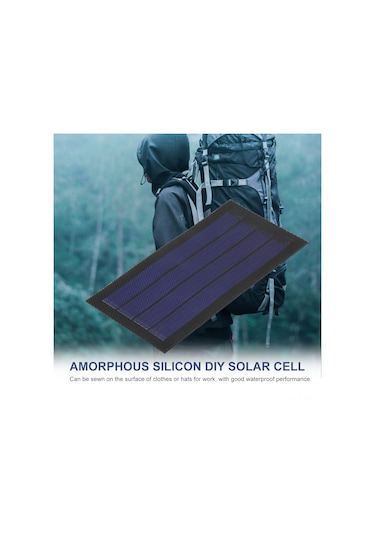 Teltree Esnek 6v 1w Güneş Paneli - Şarj Edilebilir Taşınabilir Dıy Solar Enerji Sistemi