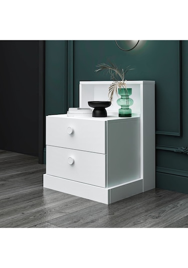 Life Komodin Beyaz Beyaz