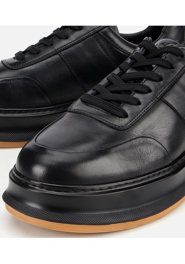 Hotiç Erkek Deri Siyah Yumuşak Dokulu Günlük Ayakkabı 02ayh314150a100 02ayh314150a100 Siyah