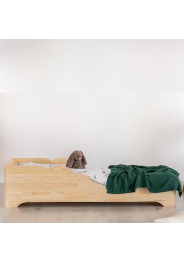 Markaawm Markaawm Night Montessori Karyola Ahşap Yatak Akçaağaç