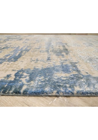 Türkmen Halı Pavia 1696A Mavi 80X300 Cm Ipeksi Salon Halısı