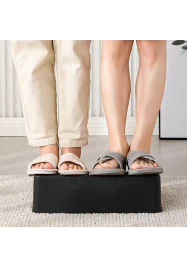 Wondernest Silindir Ofis Masası Masaj Liken Footrest Dışkı Beyaz Ayak Desteği Vn Beyaz